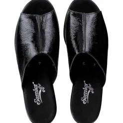 Inka Pantoletten in Schwarz