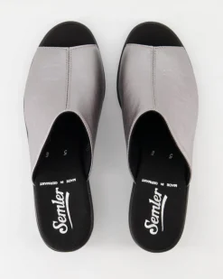 Inka Pantoletten in Silber