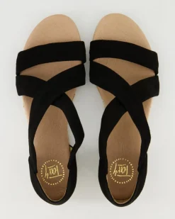 Isabella Sandalen in Schwarz