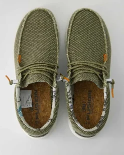 Jack Jute moss Slipper in Grün