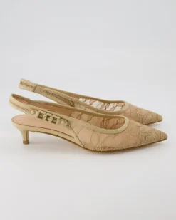 Jeren2 Slingpumps in Beige