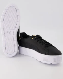 Karmen Distressed Sneaker in Schwarz