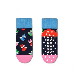 Kids Antislip 2-Pack Fox & Flo Socken in Mehrfarbig