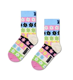Kids Flower Stripe Sock Socken in Mehrfarbig