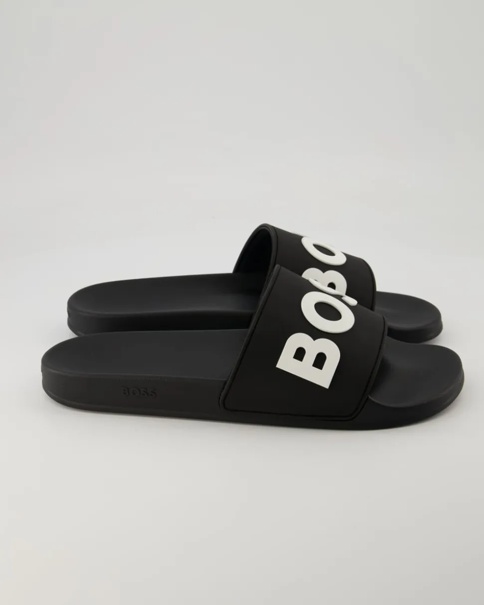 Kirk_Slid Pantoletten in Schwarz