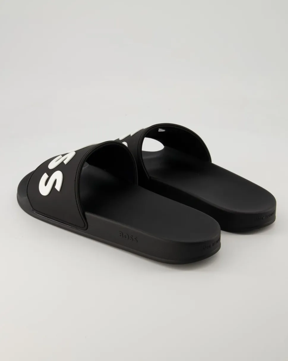Kirk_Slid Pantoletten in Schwarz
