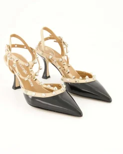 L5110 Slingpumps in Schwarz