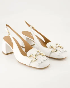 L6002 Slingpumps in Weiß