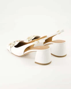 L6002 Slingpumps in Weiß