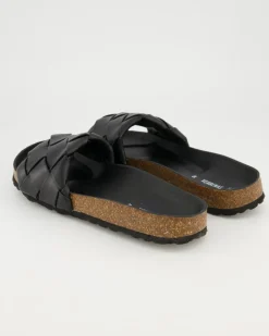 LAKE Pantoletten in Schwarz