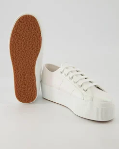 2790-Lame Sneaker in Weiß