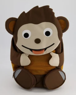 Large Friend Affe Rucksack in Braun