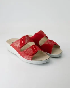 Latina Pantoletten in Rot