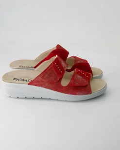 Latina Pantoletten in Rot