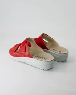 Latina Pantoletten in Rot