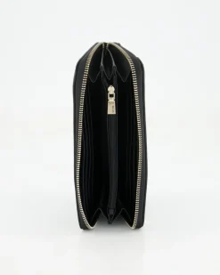 Laurel SLG Large Zip Around Portemonnaie in Schwarz