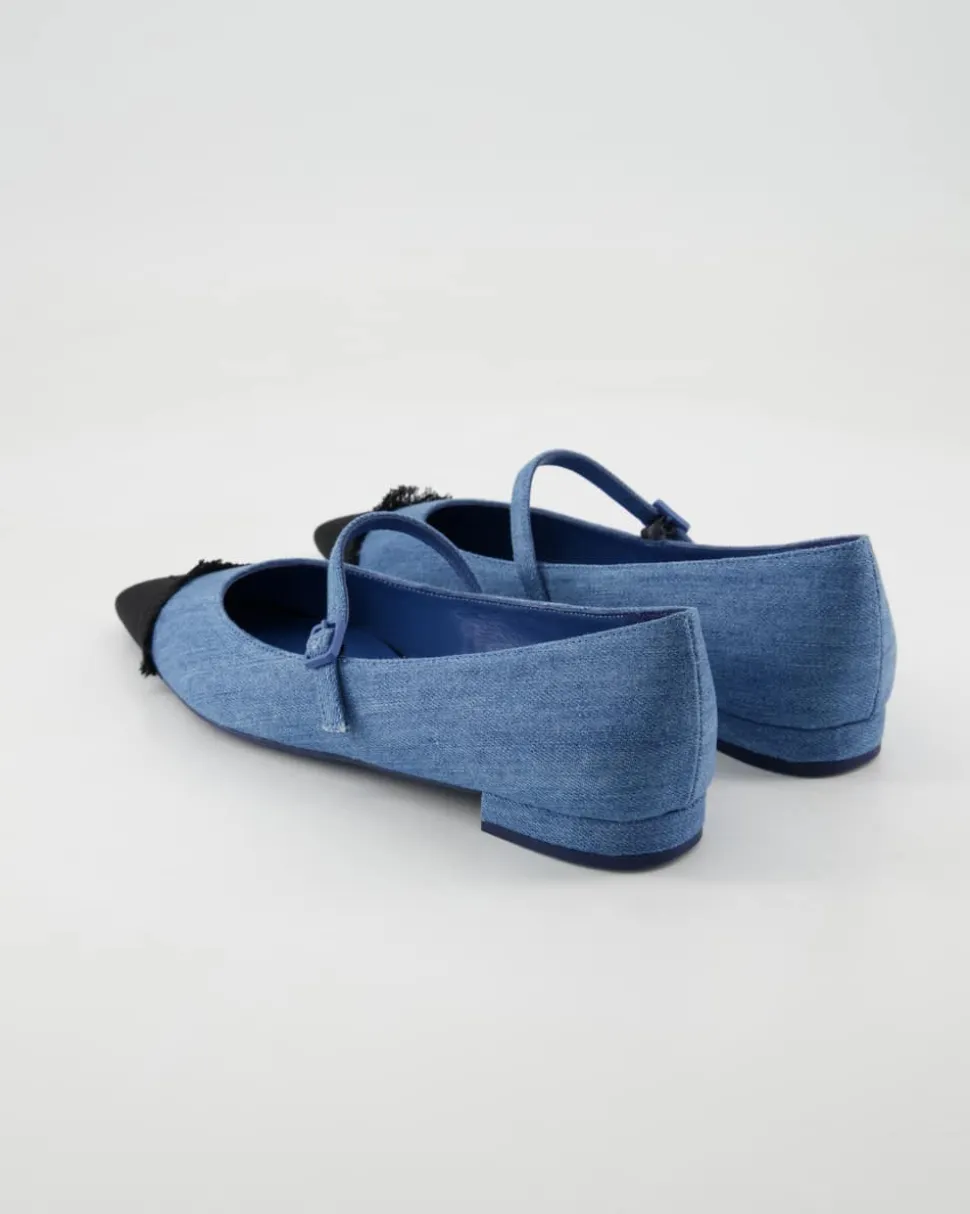 LAURO Ballerinas in Blau