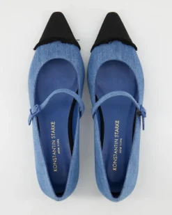 LAURO Ballerinas in Blau