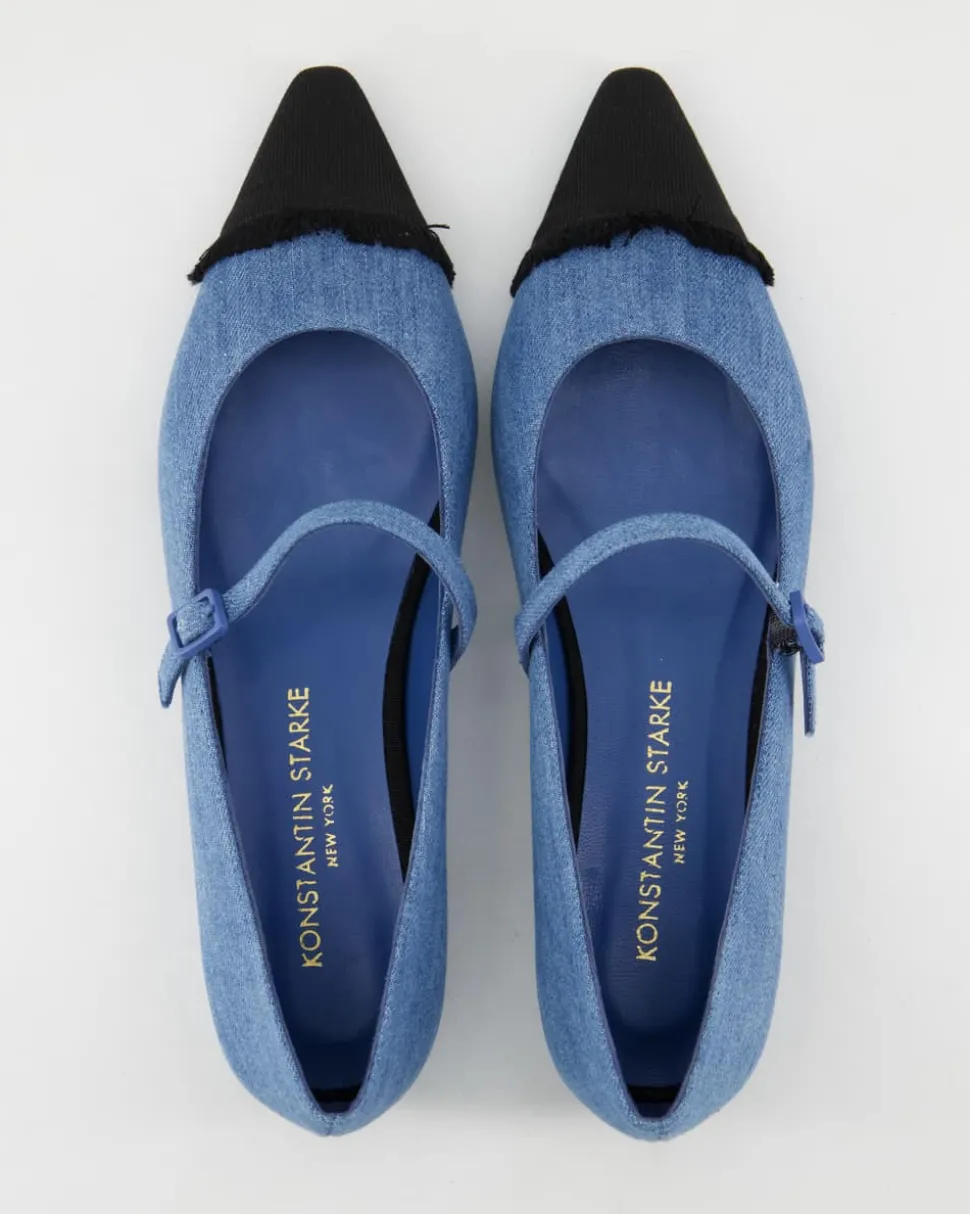 LAURO Ballerinas in Blau