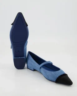 LAURO Ballerinas in Blau