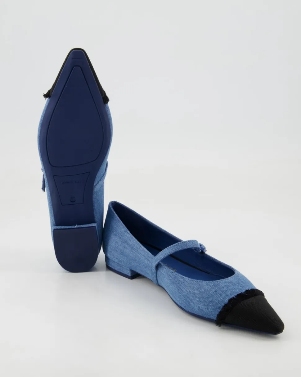 LAURO Ballerinas in Blau