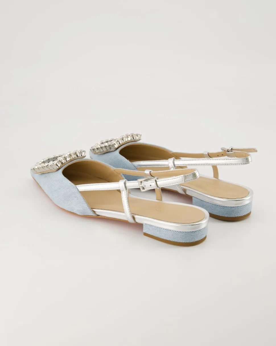 Lavanda Slingpumps in Blau