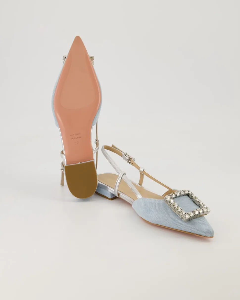 Lavanda Slingpumps in Blau