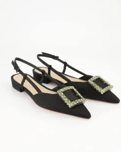 Lavanda Slingpumps in Schwarz