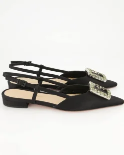 Lavanda Slingpumps in Schwarz