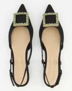 Lavanda Slingpumps in Schwarz