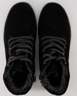 Lena Schnürstiefel in Schwarz