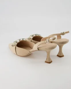 Lia Slingpumps in Beige