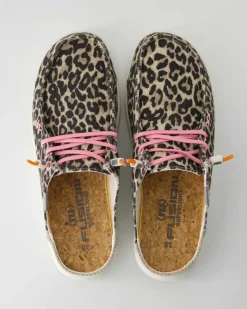 Lily capri leo Pantoletten in Braun