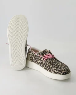 Lily leo beige Slipper in Braun