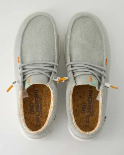 Lily washed Slipper in Grau