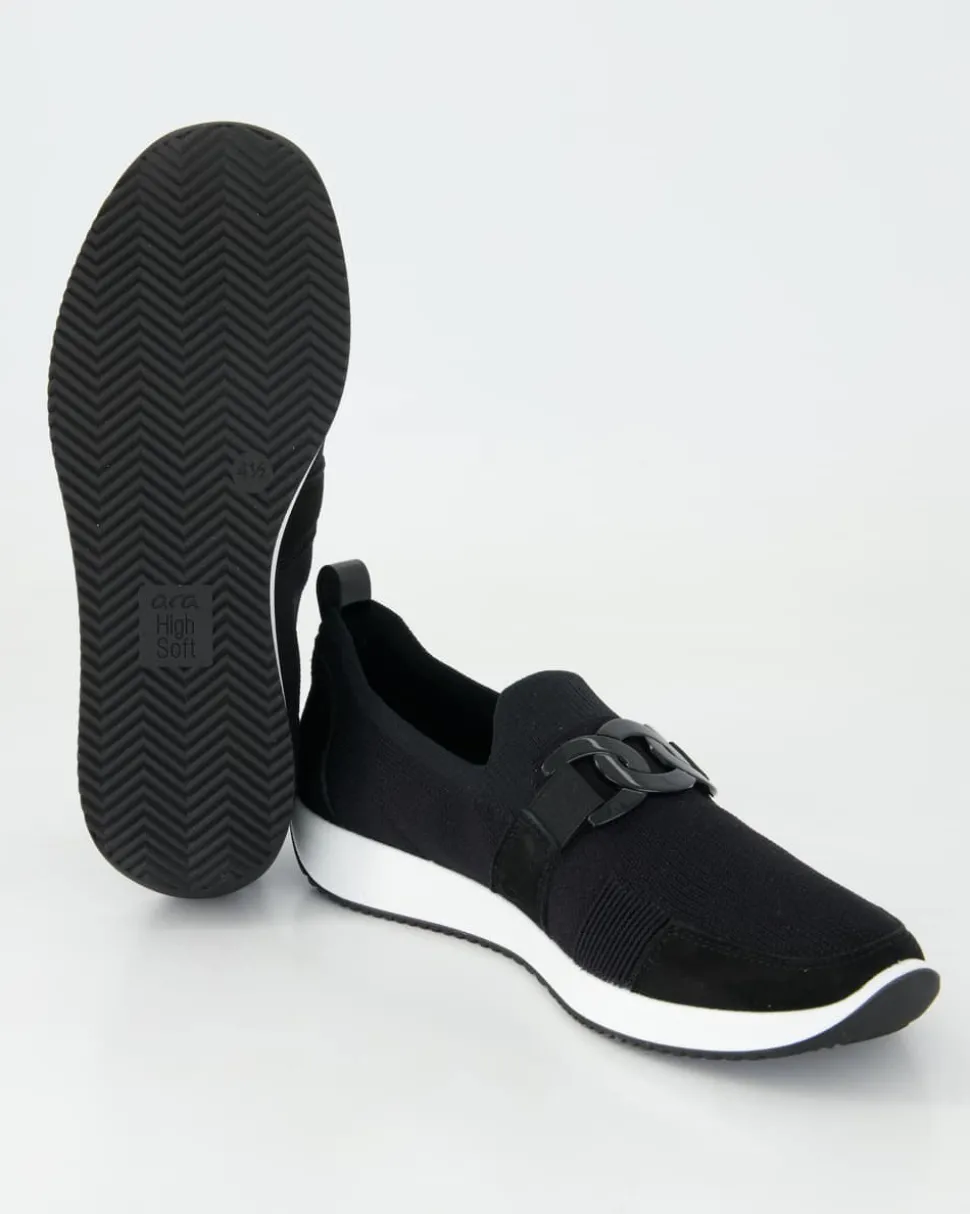 LISSABON Slipper in Schwarz