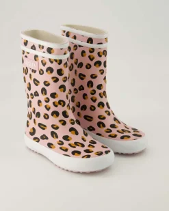Lolly Pop Play Leopard Gummistiefel in Rosa