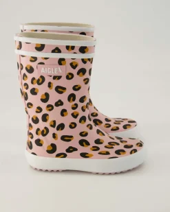 Lolly Pop Play Leopard Gummistiefel in Rosa