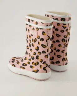 Lolly Pop Play Leopard Gummistiefel in Rosa