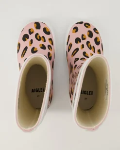 Lolly Pop Play Leopard Gummistiefel in Rosa