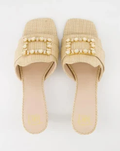 Lucia-536 Pantoletten in Beige