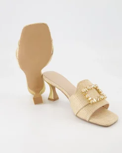 Lucia-536 Pantoletten in Beige