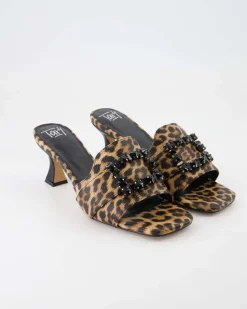 Lucia-536 Pantoletten in Braun