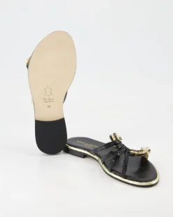 M/16-D Pantoletten in Schwarz