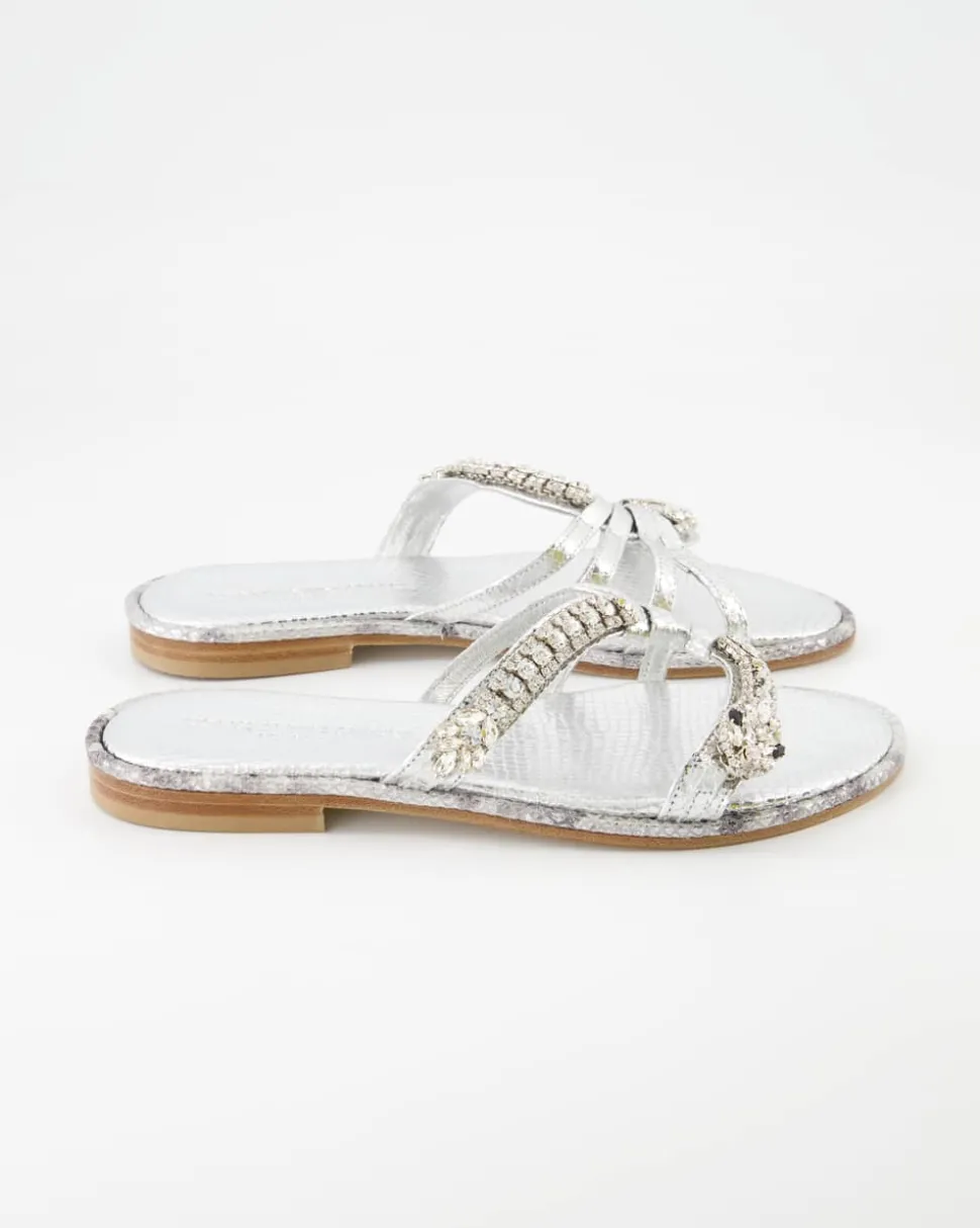 M/16D Pantoletten in Silber