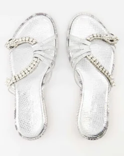 M/16D Pantoletten in Silber