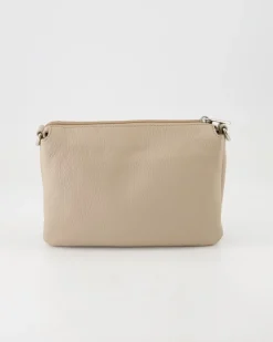 Mellow Leather Pochette Umhängetasche in Beige