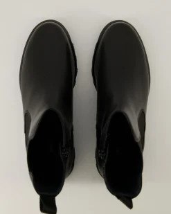 Meredira-729-H Chelsea Boots in Schwarz