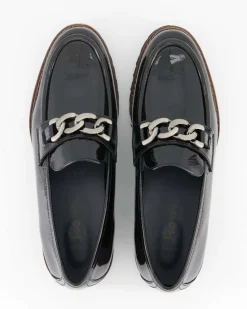 Meredith-734-H Slipper in Schwarz