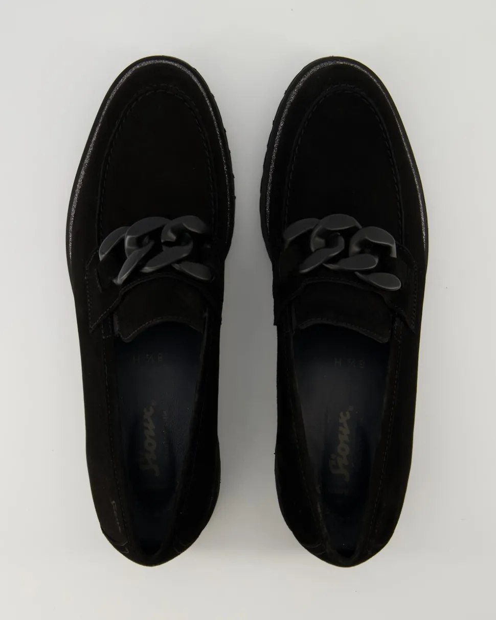 Meredith-744-H Slipper in Schwarz